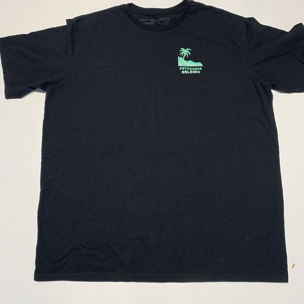 Rare Patagonia Haleiwa Hawaii Island T Shirt Unisex L Recycled